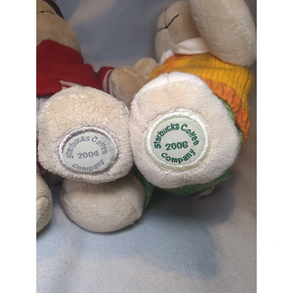 4x Starbucks Bearista Bears Back to School, Golfer, Glow Skeleton 10